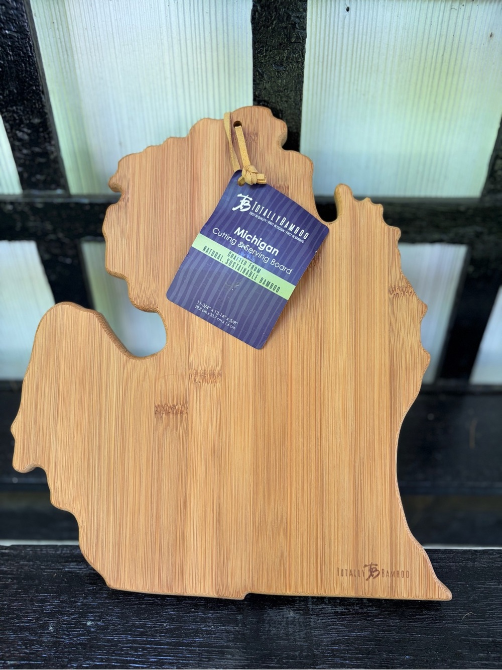 BAMBOO Natural Grain Serving & Cutting Board by Totally Bamboo